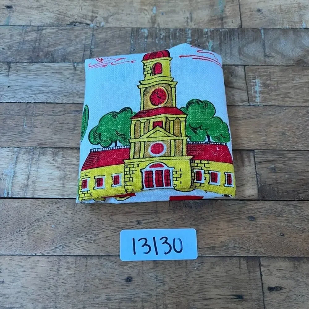 Vintage Bicentennial Linen Kitchen Towel 26